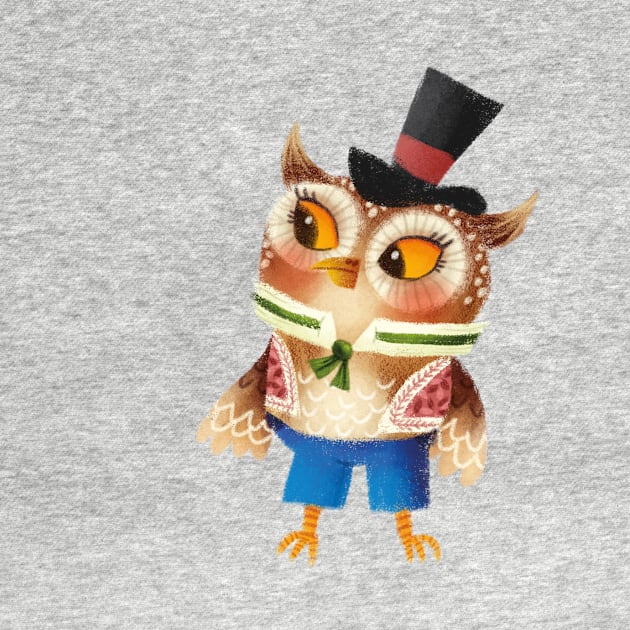 Fancy owl by Geeksarecool